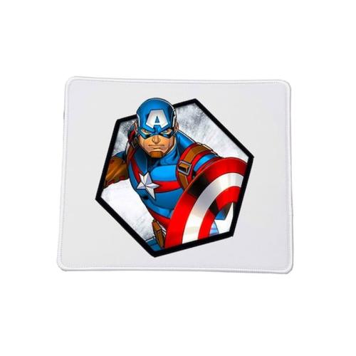 Mousepad Captain America No4 Βάση Για Το Ποντίκι Ορθογώνιο 23x20cm Ποιοτικού Υλικού Αντοχής