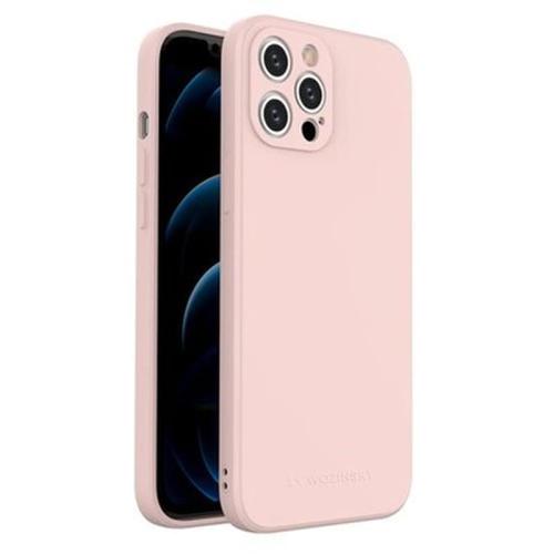 Wozinsky Color Case Silicone Flexible Durable Case Iphone 12 Pro Max Ροζ