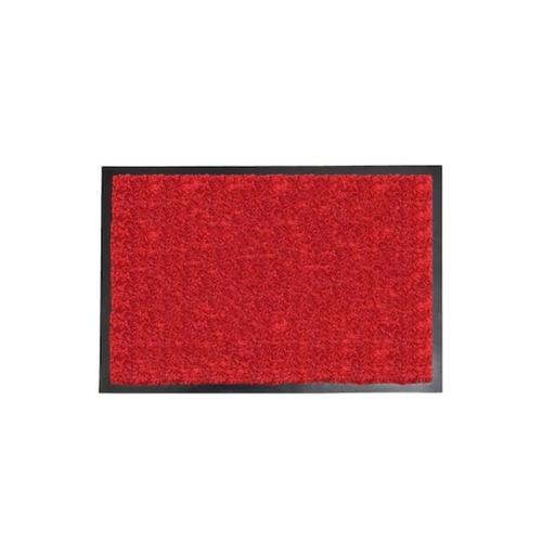 Πατάκι Χαλάκι Εισόδου Σε Κόκκινο Χρώμα Με Μαύρη Βάση 40x60 Cm, Baptiste