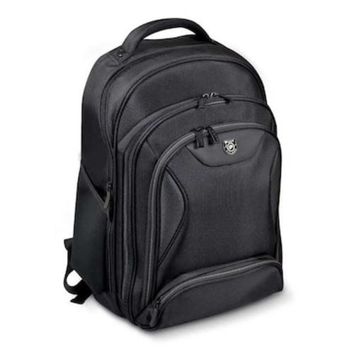 Τσάντα Laptop Port Designs Manhattan Backpack Black Nylon, Polyester