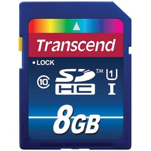 Κάρτα Μνήμης Sdhc 8gb Transcend 20/45 Cl.10sdhc Uhsi Prem