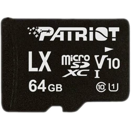 Ps1598 Patriot, Microsd, 064gb, Xc C10/u1, 80/10 Lxs/gmd/064gb-patriot