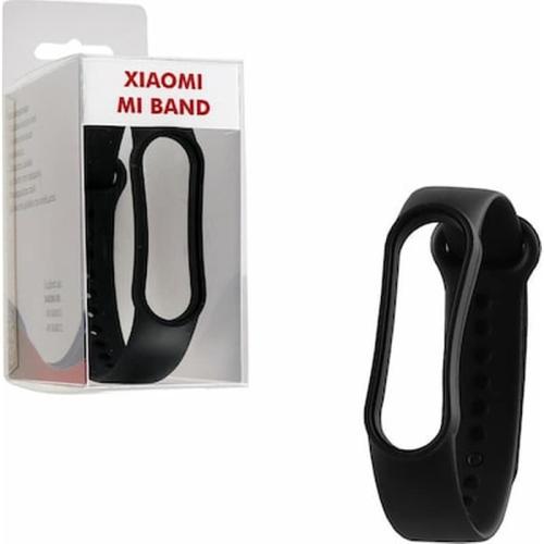 Volte-tel Λουράκι Σιλικόνης Xiaomi Mi Band 5/ Mi Band 6 Black - (5205308289750)