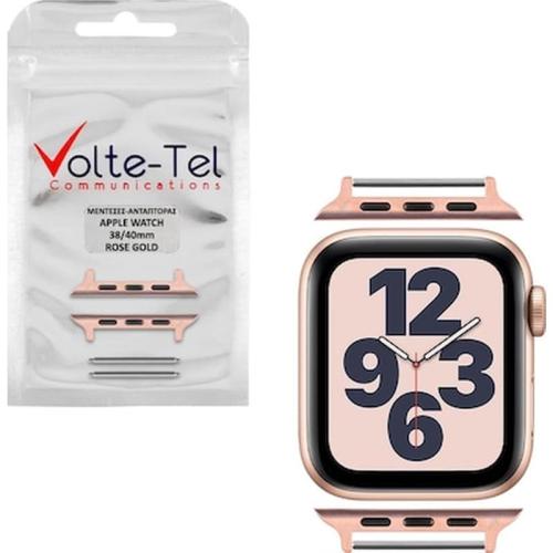 Volte-tel Μεντεσές-αντάπτορας Για Apple Watch 38/40mm Watch 2-3 22mm Rose Gold (5205308296376)