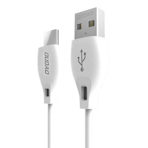 Dudao Καλώδιο Dudao L4m 2.4a Charge Data Micro Usb 1.0m - White - (200-105-103)