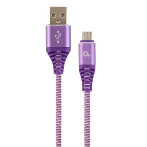 Gembird Cc-usb2b-ammbm-1m-pw Usb Cable 2.0 Micro-usb B Usb A Violet,white