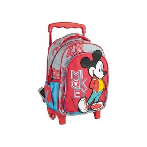 Mickey Mouse Σχολική Τσάντα Τρόλεϊ Νηπιαγωγείου School Bag Τρόλεϋ