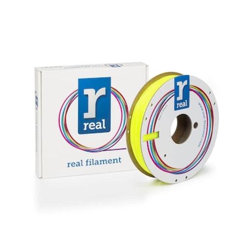 Real Pla 3d Printer Filament - Yellow - Spool Of 0.5kg - 1.75mm (refplayellow500mm175)