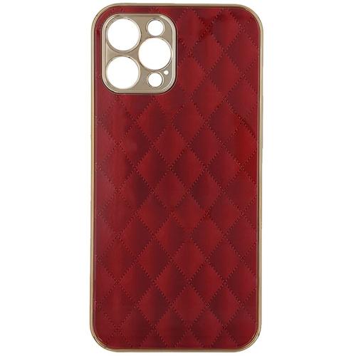 Θήκη Apple iPhone 12 Pro Max - Gkk Electroplate Glass Case - Cube Red