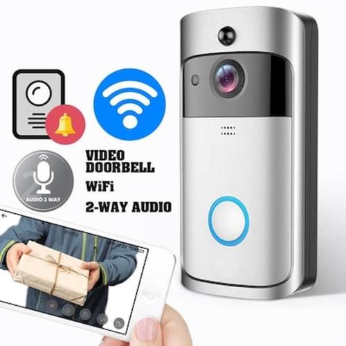 Wifi Κουδούνι Πόρτας Με Κάμερα 1080p Hd Και Αισθητήρα Κίνησης Video Alarm Doorbell Ekn-v5