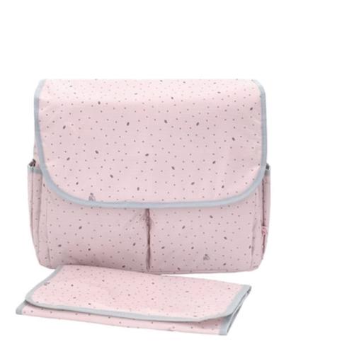 My Bags-μεγαλη Τσαντα Με Αλλαξιερα Leaf Pink - Fllefpin