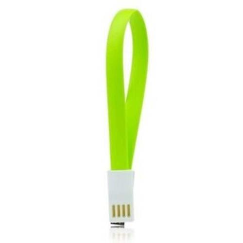 Usb Cable With Magnet Για Apple Iphone 5/5c/5s/6/6 Plus 20 Cm Green