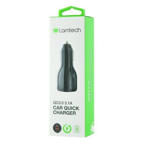 Lamtech Car Quick Charger Qc3.0 3.1a Lam021011