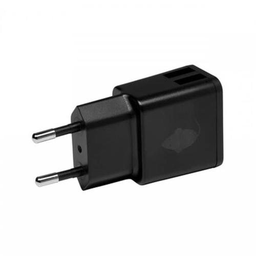 Wall Adapter Dual Usb-a Οικιακός Φορτιστής Ισχύος 18w Greenmouse Σε Μαύρο Χρώμα - 46956583
