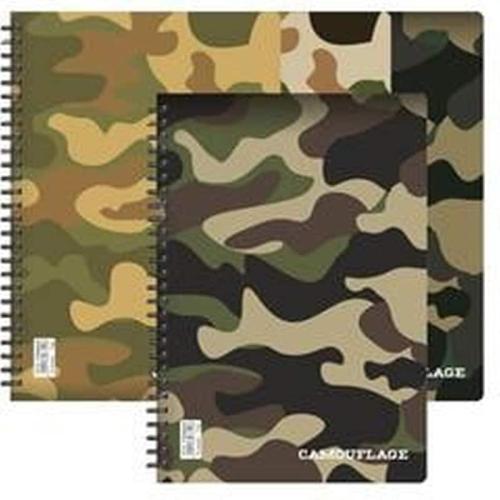 Τετράδιο Σπιράλ NEXT Α4 3 Θεμάτων Camouflage (1 Τεμάχιο)