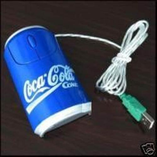 Usb Optical Mouse Coca-cola (blue)