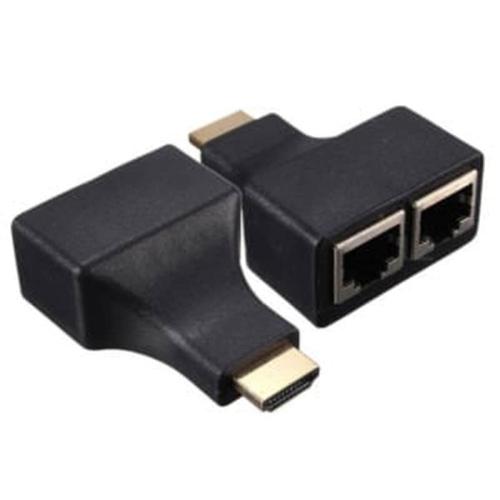 Hdmi Extender, No Brand, Through Lan Cat-5e/6, Black – 17165