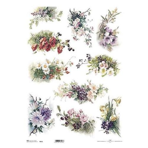 Ριζόχαρτο bouquets 3 42x29.7εκ. (itd-r053l)