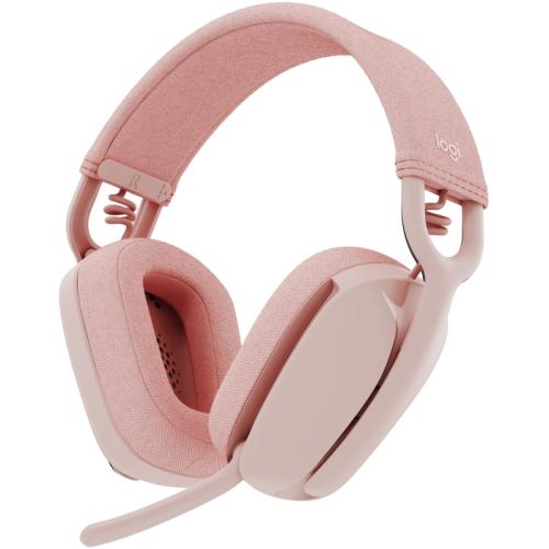 Ακουστικά Headset Logitech Zone Vibe 100 Ασύρματα Bluetooth με μικρόφωνο Ροζ