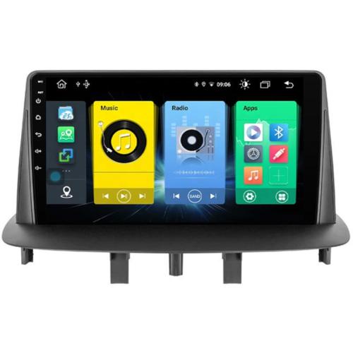 Ηχοσύστημα με Οθόνη Αφής 9 Android GPS Wi-Fi Bluetooth 1GB/ 16GB για Renault Megane 3 (2009 - 2014) - Μαύρο
