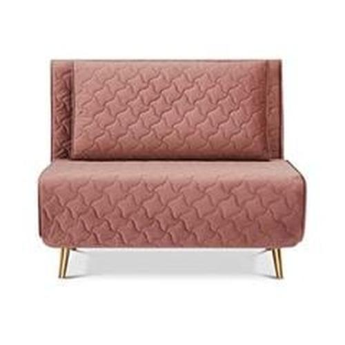 Barcelona Πολυθρόνα-κρεβάτι Σκ. Ροζ Καπιτονέ Υ83x106x92εκ.