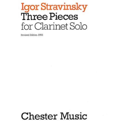 Stravinsky - 3 Pieces For Clarinet Solo