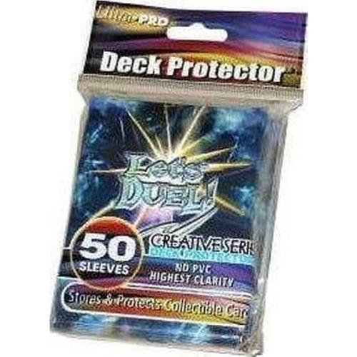 Yu-gi-oh! Ultra Pro Sleeves Standard Sized 50 Lets Duel!