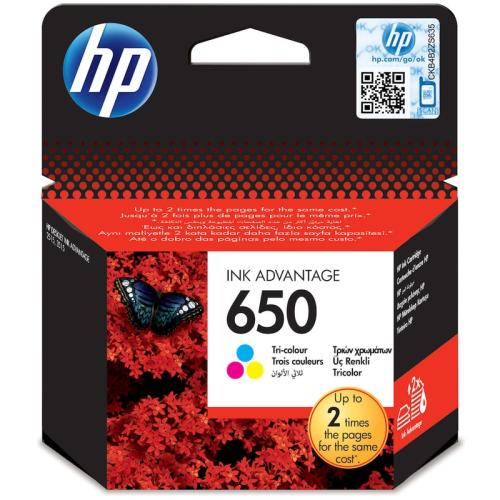 Μελάνι HP 650 Color - CZ102AE