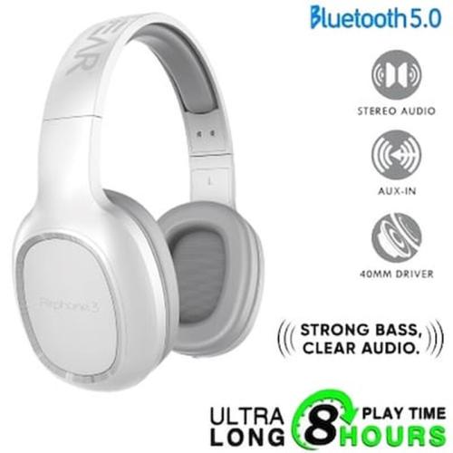 Sonic Gear Bluetooth 5.0 Headset (2019) Airphone 3 White Ap3w