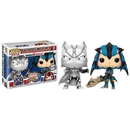 Pop! Games: Marvel Vs. Capcom Infinite - Black Panther Vs Monster Hunter 2-pack (exclusive)