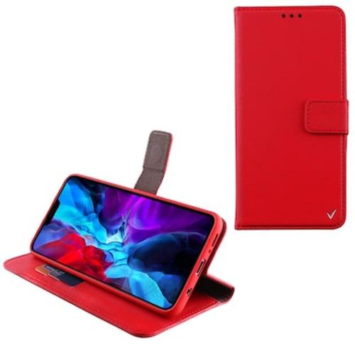 Θήκη Apple iPhone 12/iPhone 12 Pro - Volte-tel Allure Magnet Book Stand Clip - Red