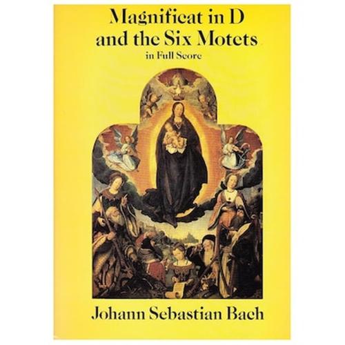 Βιβλίο Για Σύνολα Dover Publications Bach - Magnificat In D And The Six Motets [full Score]