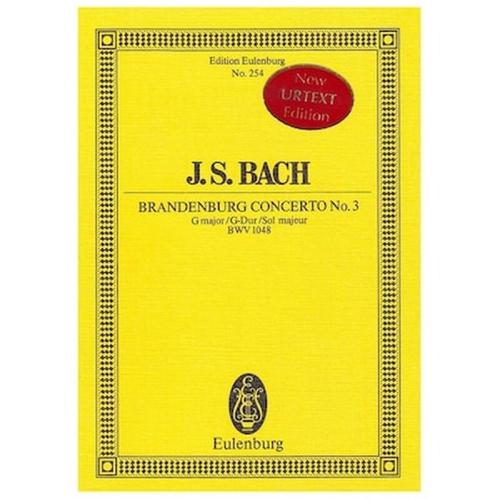 Βιβλίο Για Σύνολα Editions Eulenburg Bach - Brandenburg Concerto In G Major Nr.3 Bwv1048 [pocket Score]