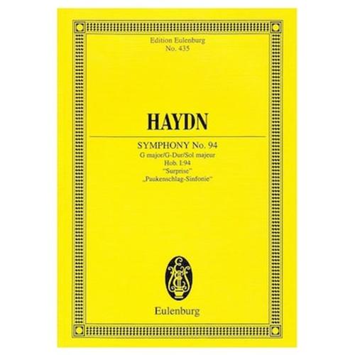 Βιβλίο Για Σύνολα Editions Eulenburg Haydn - Symphony Nr.94 In G Major surprise [pocket Score]