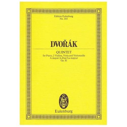 Dvorak - Quintet In A Major Op.81 [pocket Score]