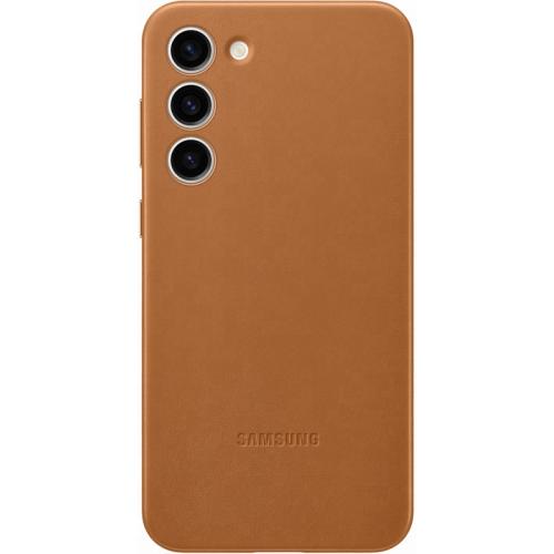 Θήκη Samsung Galaxy S23+ - Samsung Leather Case - Camel