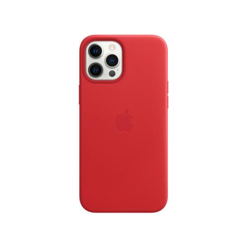 Θήκη iPhone 12 Pro Max Apple Leather Back Case με MagSafe - (PRODUCT) Red