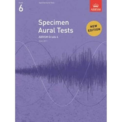 Βιβλίο Για Φωνητικά Abrsm Specimen Aural Tests, Grade 6