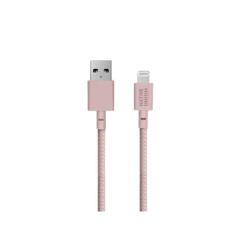 Καλώδιο Native Union USB A σε Lightning 1.2m - Ροζ