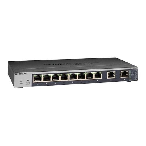 Netgear Gs110emx Διαχειρίσιμος L2 10g Ethernet (100/1000/10000)