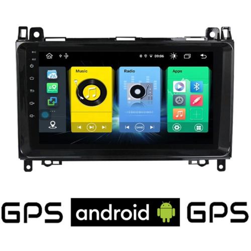Ηχοσύστημα με Οθόνη Αφής 9 Android GPS Wi-Fi Bluetooth 1GB/16GB για Mercedes B W245 (2004-2012) - Μαύρο