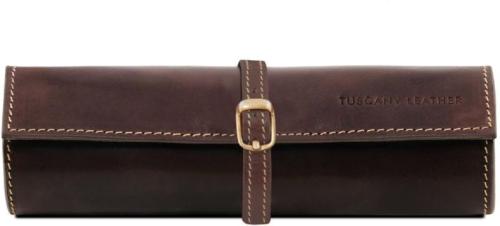 Δερμάτινη θήκη για Κοσμήματα Tuscany Leather TL141621 Καφέ σκούρο