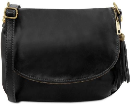 Γυναικεία Τσάντα Δερμάτινη Tuscany Leather TL141223 Μαύρο