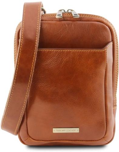 Ανδρικό Τσαντάκι Δερμάτινο Mark Tuscany Leather TL141914 Μελί