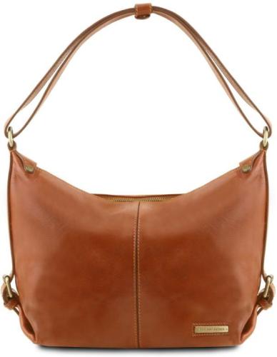 Γυναικεία Τσάντα Δερμάτινη Sabrina Tuscany Leather TL141479 Μελί