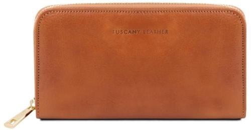 Γυναικείο Πορτοφόλι Δερμάτινο Tuscany Leather TL141206 Μελί