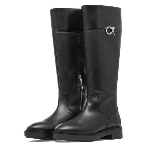 Calvin Klein - Calvin Klein Rubber Sole Knee Boot W/Hw HW0HW01689-BEH - 00873
